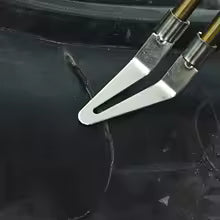 1/3/5pcs Plastic Welder Smooth Tip Head for Soldering Repair Iron Triangle Point